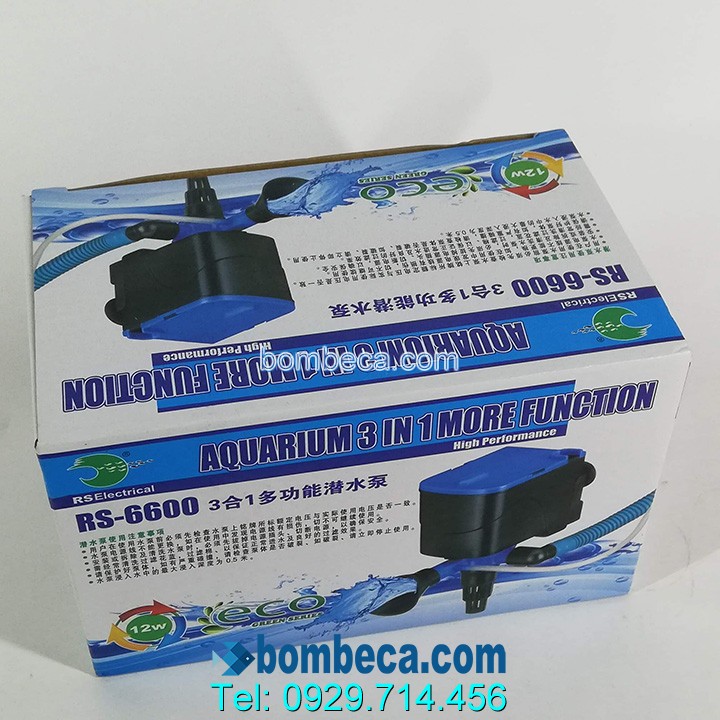 [HCM]Máy Bơm Nước RS 705 ( 800l/h) Dành Cho Hồ Cá Cảnh