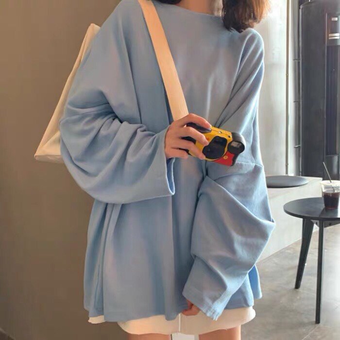[HCM][Freeship] Áo thun nam nữ form rộng tay dài