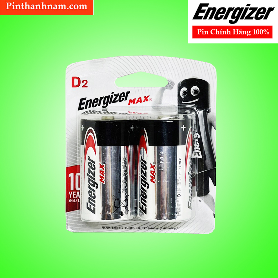 Pin Đại Energizer Max E95 Size D Chính Hãng Dung Lượng Cực Cao