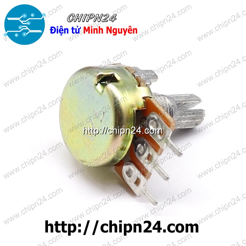 [3 CHIẾC] (F32) Biến trở Volume đơn (1K/2K/5K/10K/20K/50K/100K/250K/500K/1M) - [Chọn Loại]