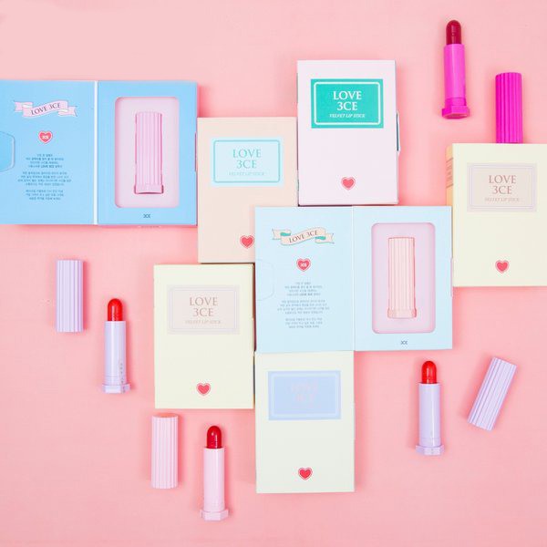 Son sáp siêu lì 3ce love glossy lip stick