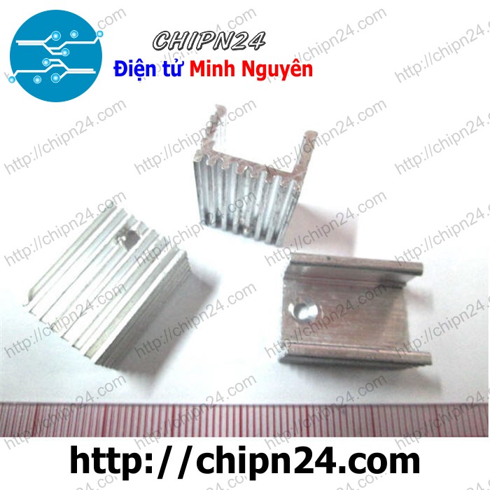 [3 cái] (F87) Tản nhiệt TN5 7805 loại chữ U 21x15x10mm