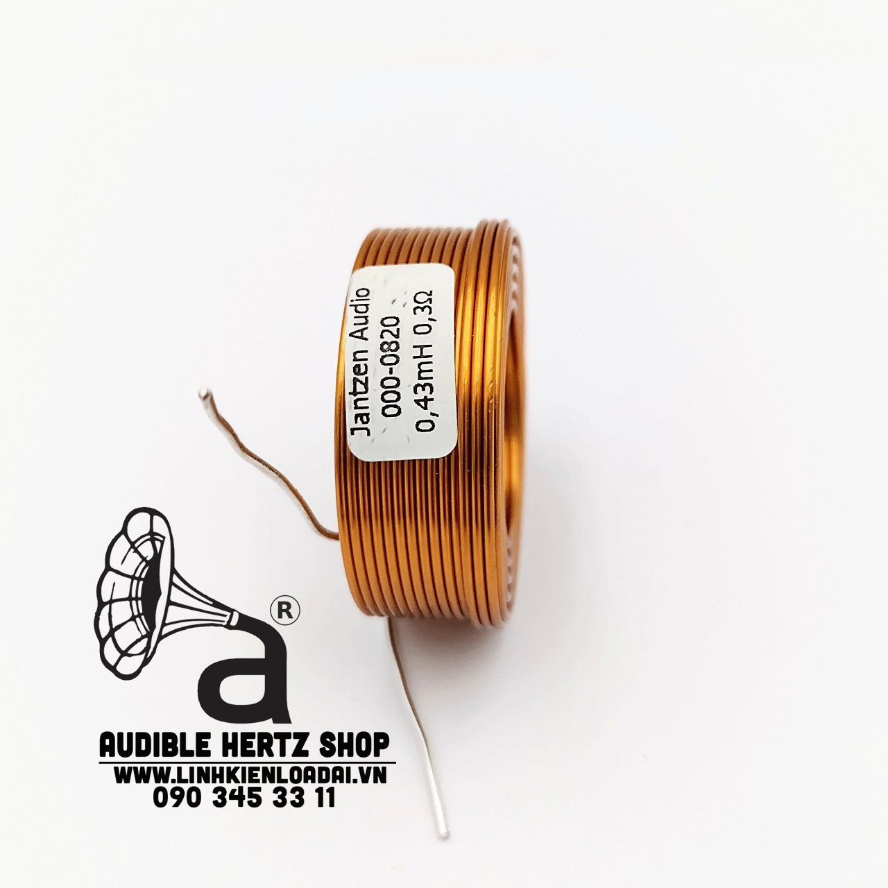 Cuộn cảm 0.43mH Jantzen-Audio Air core