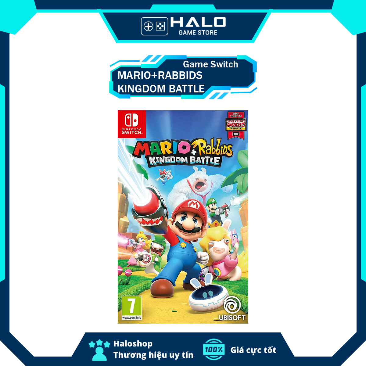 Thẻ Game Switch MARIO+RABBIDS KINGDOM BATTLE