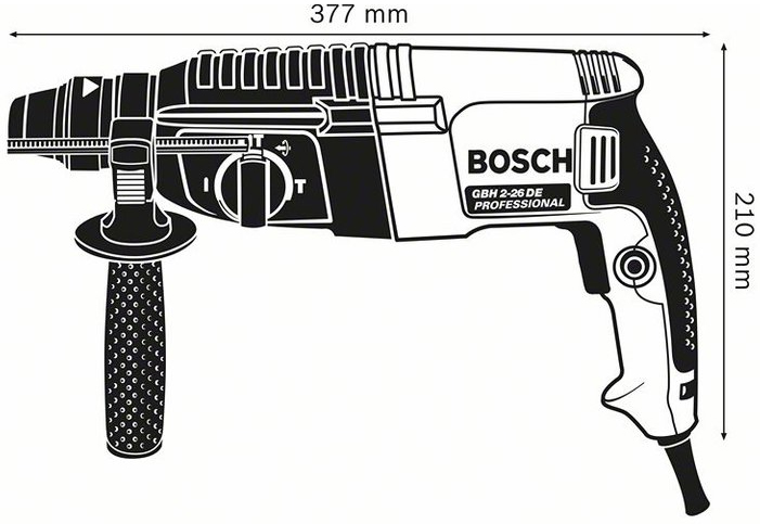 Máy khoan búa Bosch GBH 2-26DE