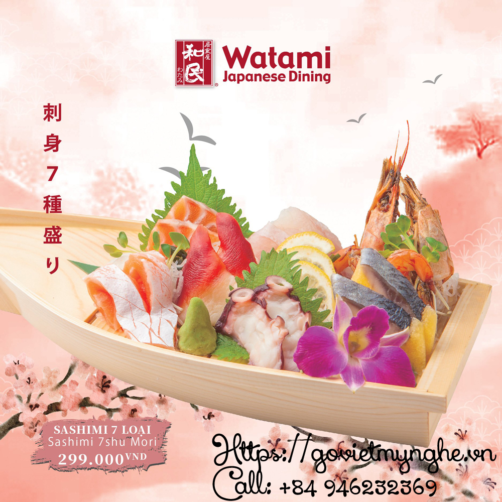 Sushi - Sashimi Serving Wooden Chopping