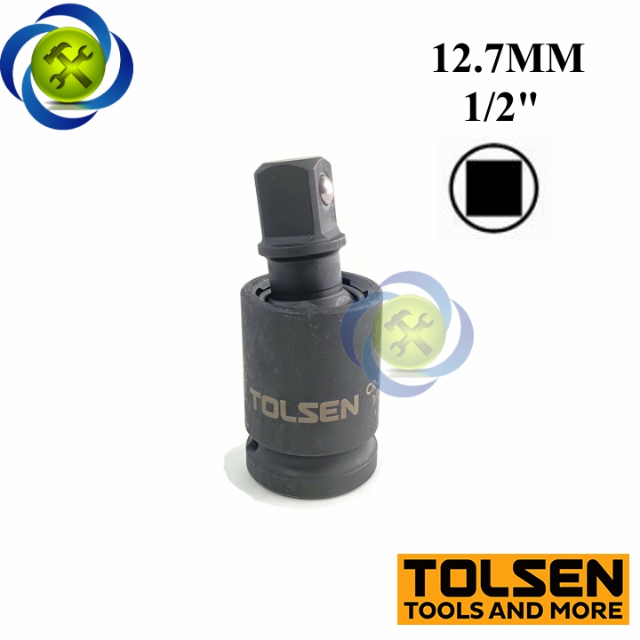 Đầu nối lắc léo đen 1/2 tolsen 18288