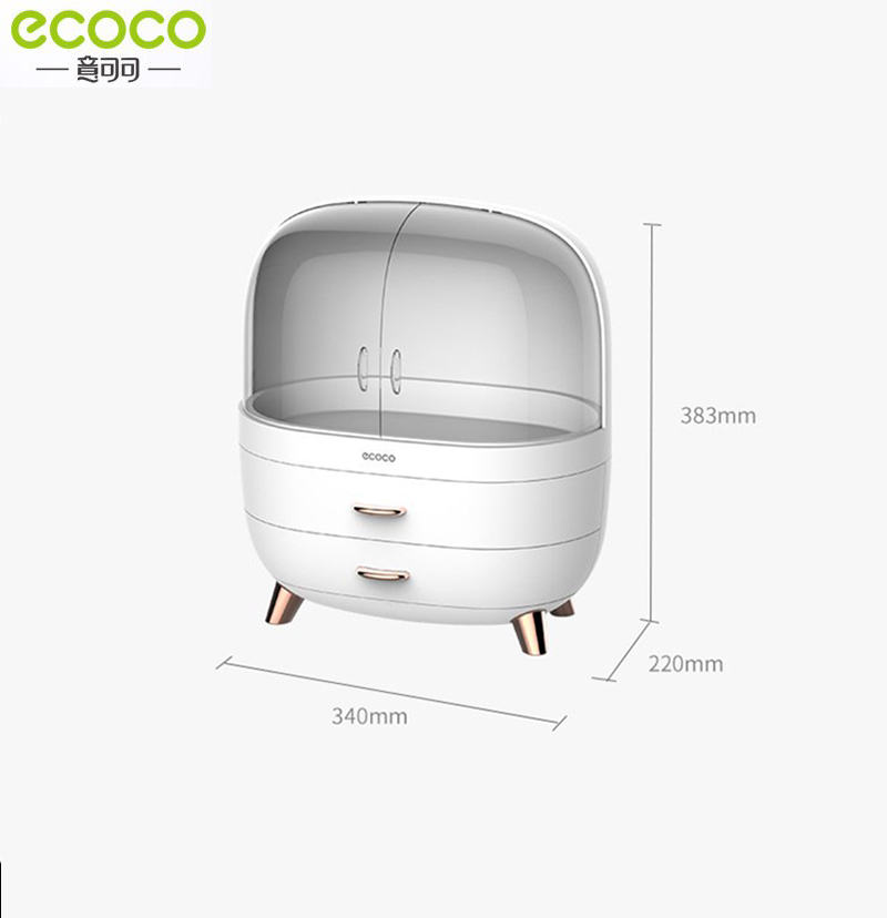 Tủ đựng mỹ phẩm có nắp Ecoco cao cấp E2013+E2014