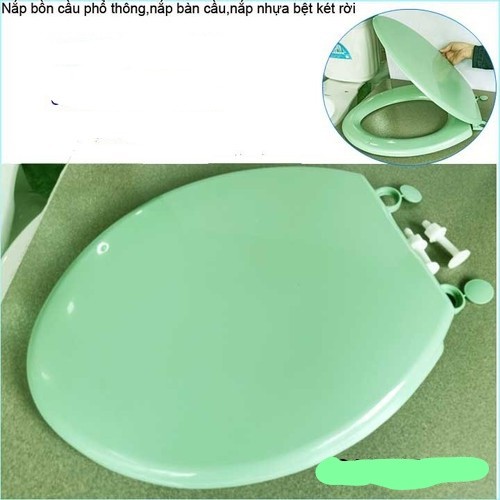 Nắp bồn cầu xanh ngọc