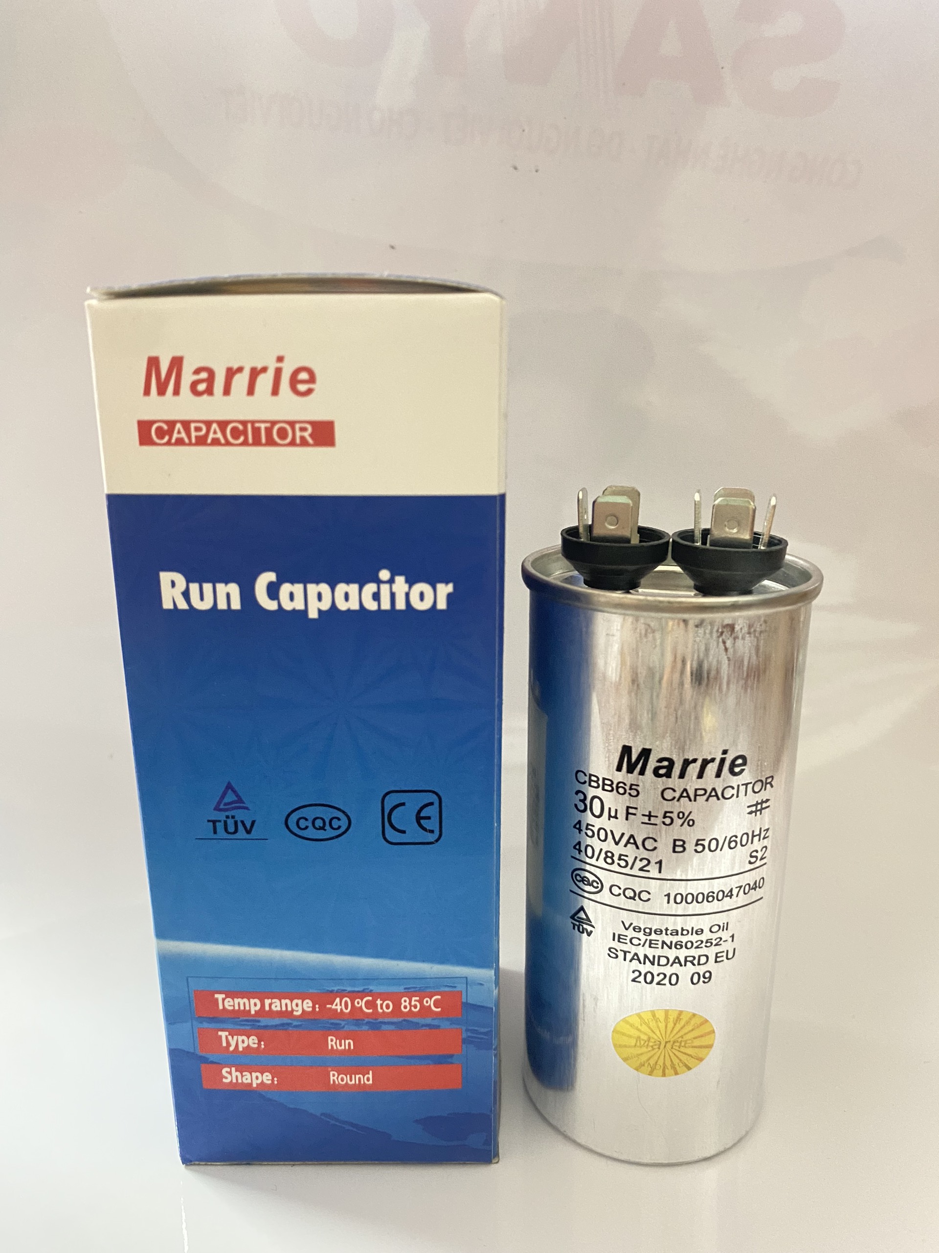Tụ điều hòa marrie capacitor 12 15 20 25 30 35 40 45 50 60uf dành cho máy lạnh