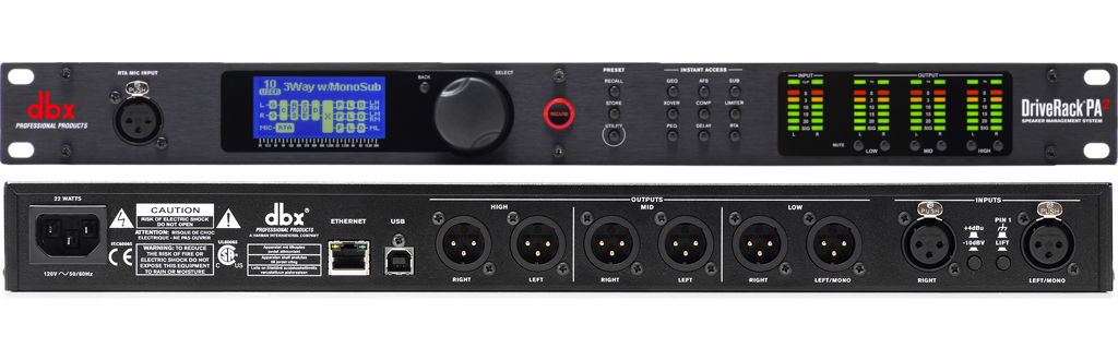 Dbx driverack pa2