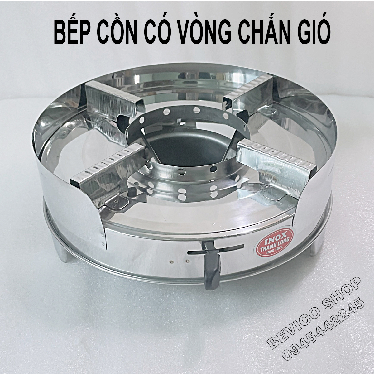 Bếp cồn inox (có chắn gió, không chắn gió)