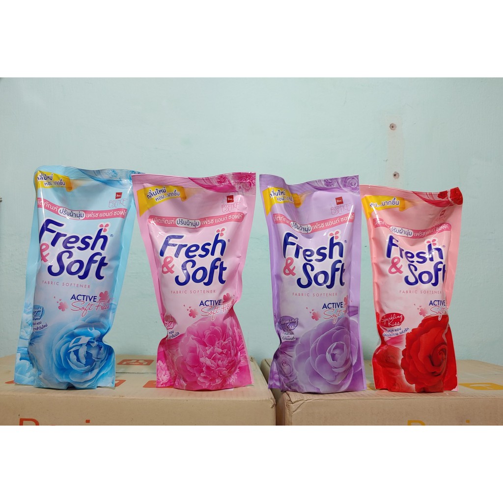 [HCM]Nước xả vải Fresh & Soft 600ml Thái Lan