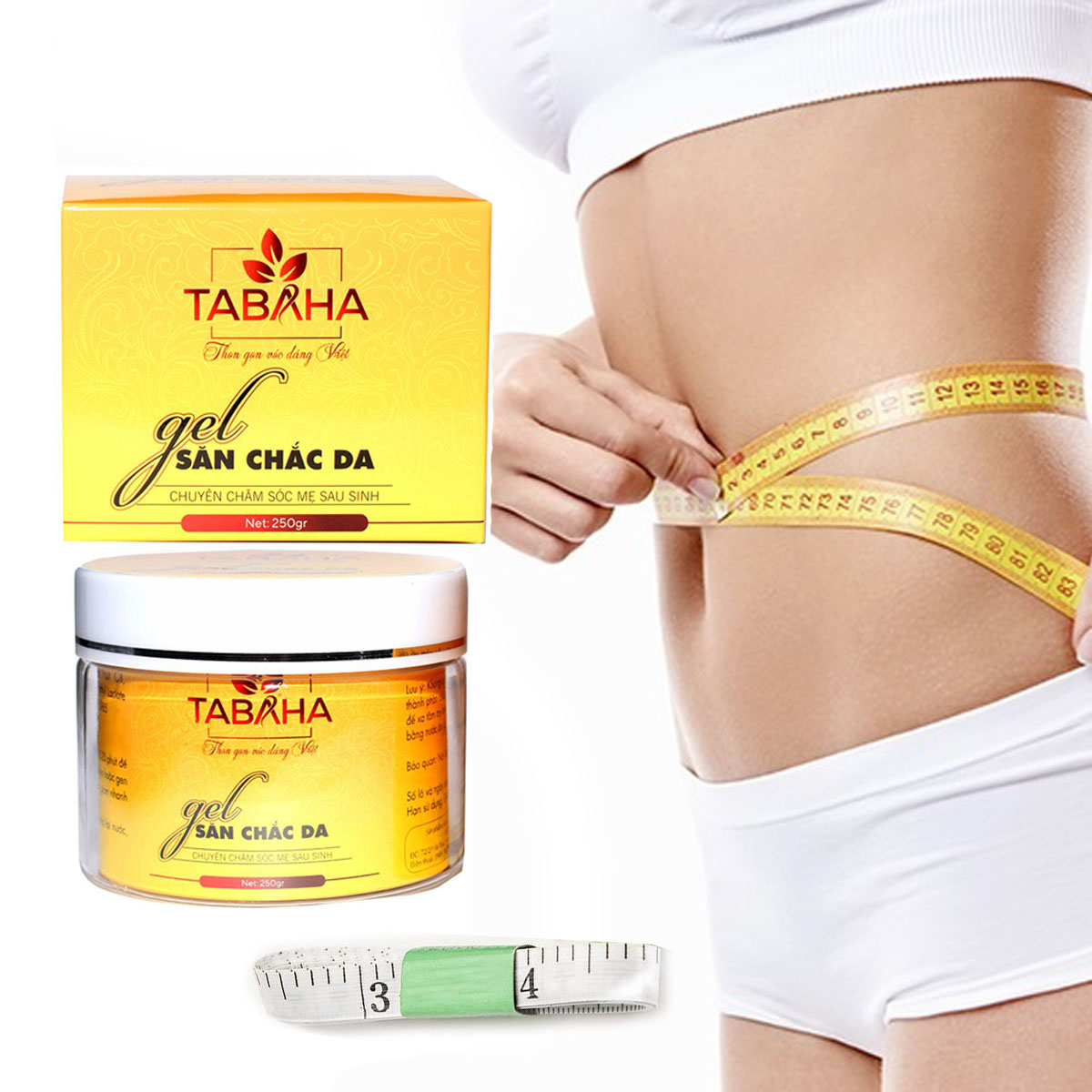 [HCM]Kem tan mỡ TABAHA thuần chay 250g