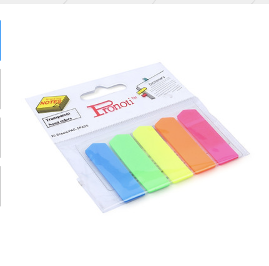 Combo 2 xấp giấy đánh dấu trang pronoti 45502 20000