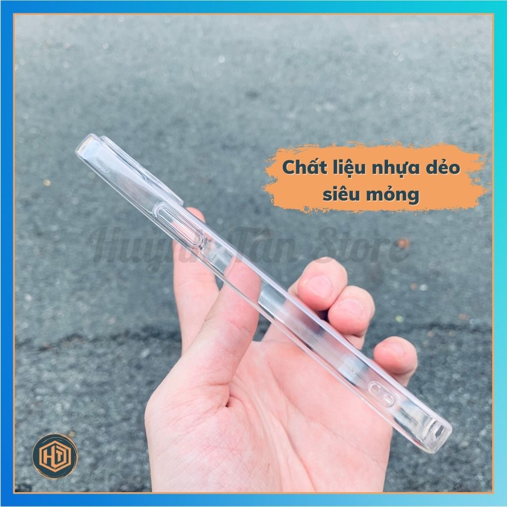 Ốp lưng GOR cho iPhone 13 Silicon dẻo trong