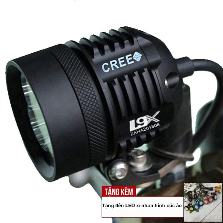 [RẺ BẤT NGỜ] Đèn trợ sáng L9X độ xe ô tô xe máy OX217-TẶNG KÈM ĐÈN LED XI NHAN HÌNH CHIẾC CÚC ÁO