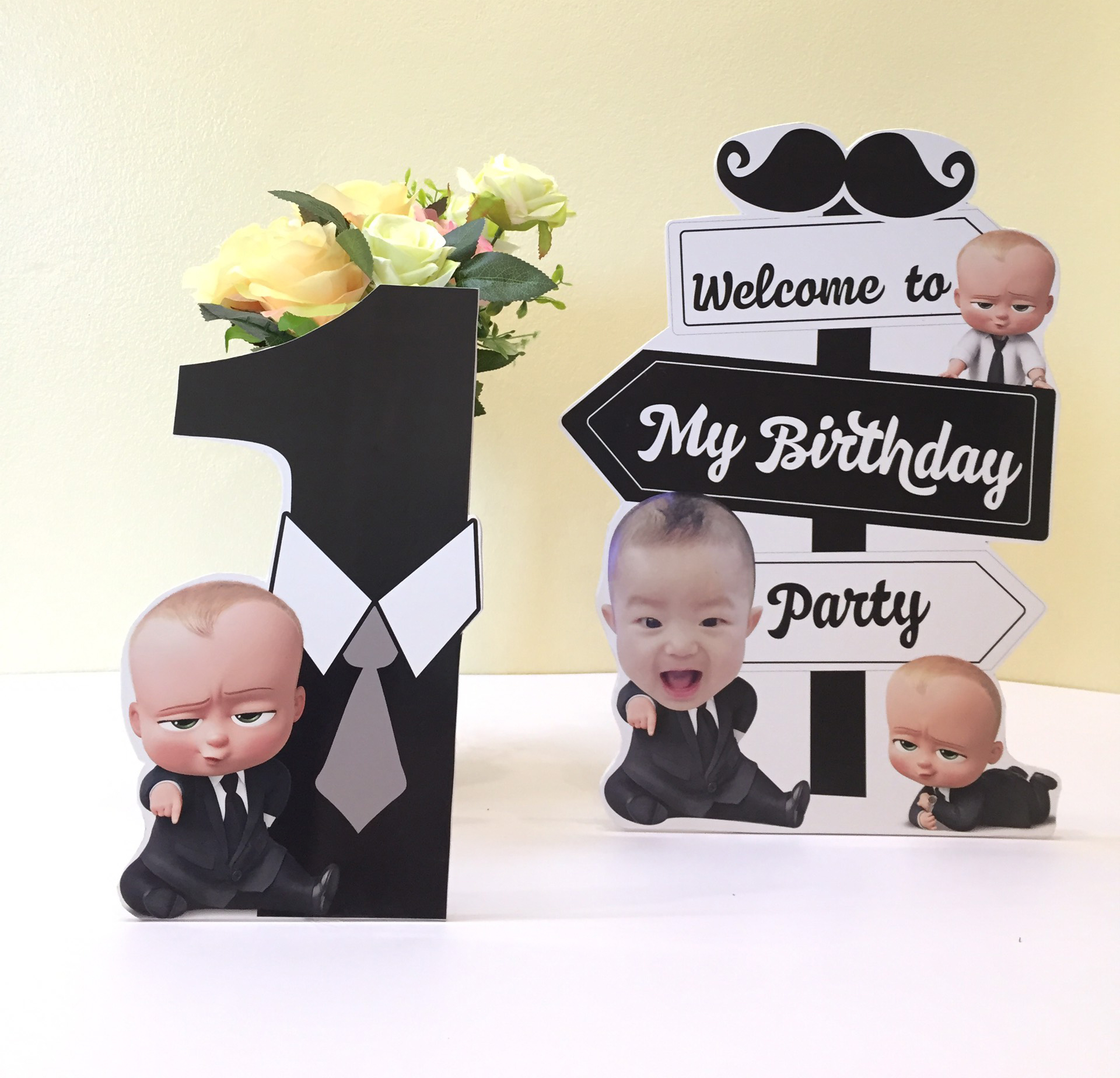 Bộ BaBy Boss để bàn tiệc - Trang trí sinh nhật