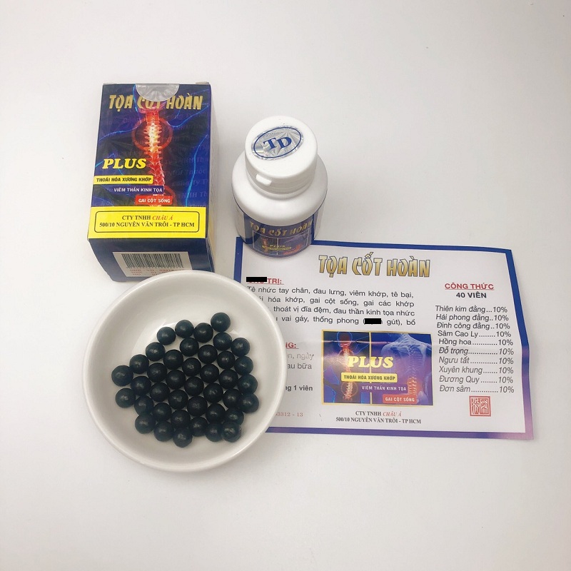 Tọa cốt hoàn plus 40 viên – hỗ trợ xương khớp