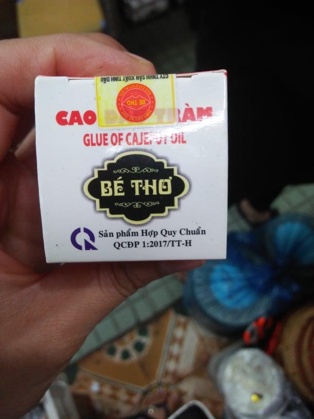 CAO DẦU TRÀM BÉ THƠ HUẾ HIỆU QUẢ AN TOÀN