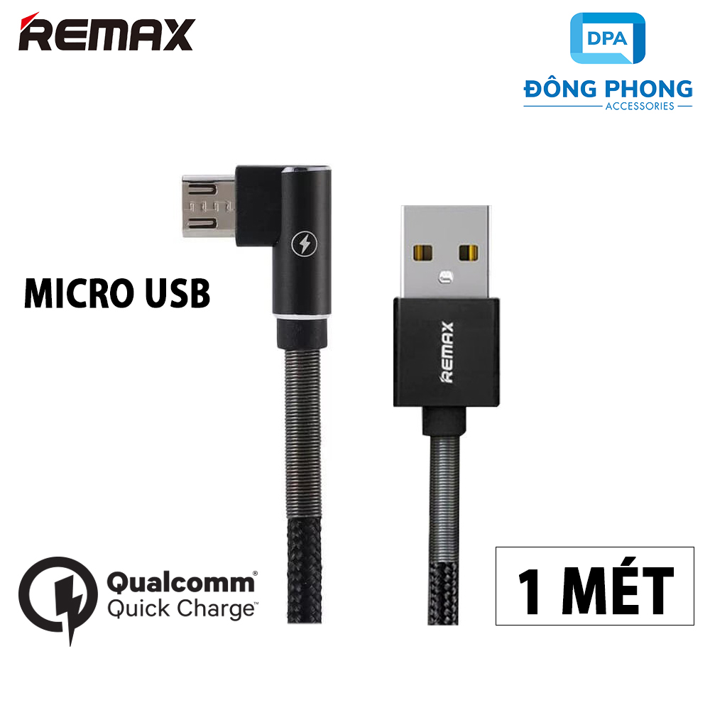 Cáp Sạc Nhanh Remax RC-152m Cổng Micro USB Chính Hãng
