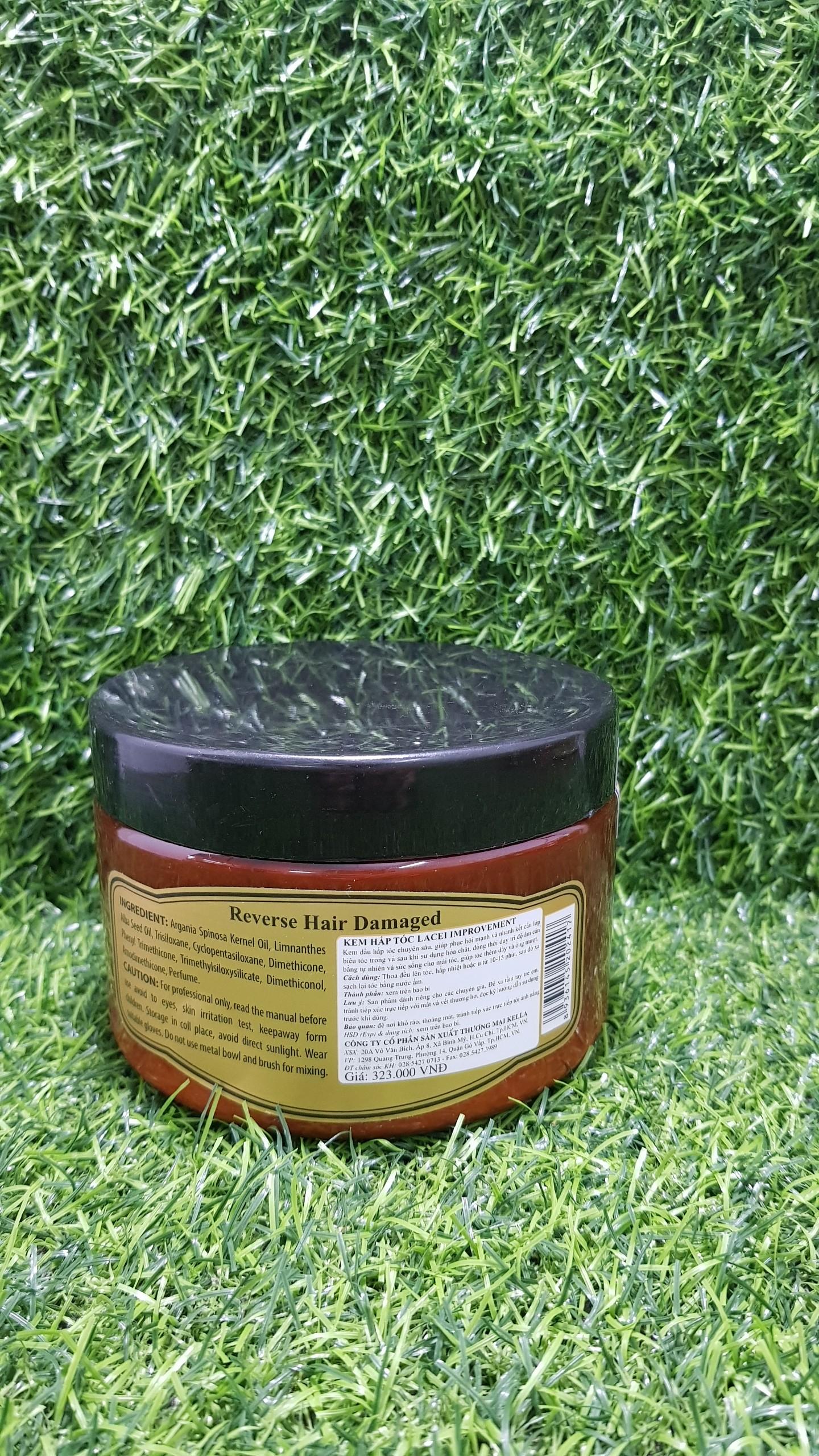 [HCM]Kem ủ tóc Lacei Improvement Reverse Hair Damaged 500ml