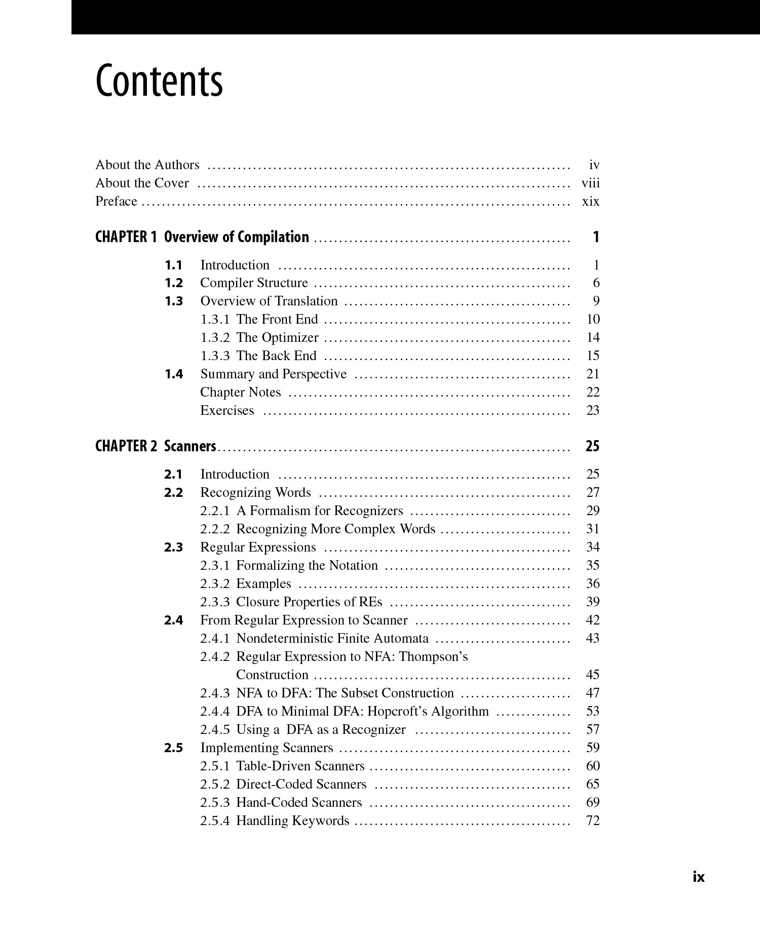 Engineering a Compiler