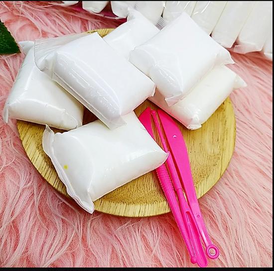 Đất sét khô màu trắng (bịch gồm 12 gói nhỏ)