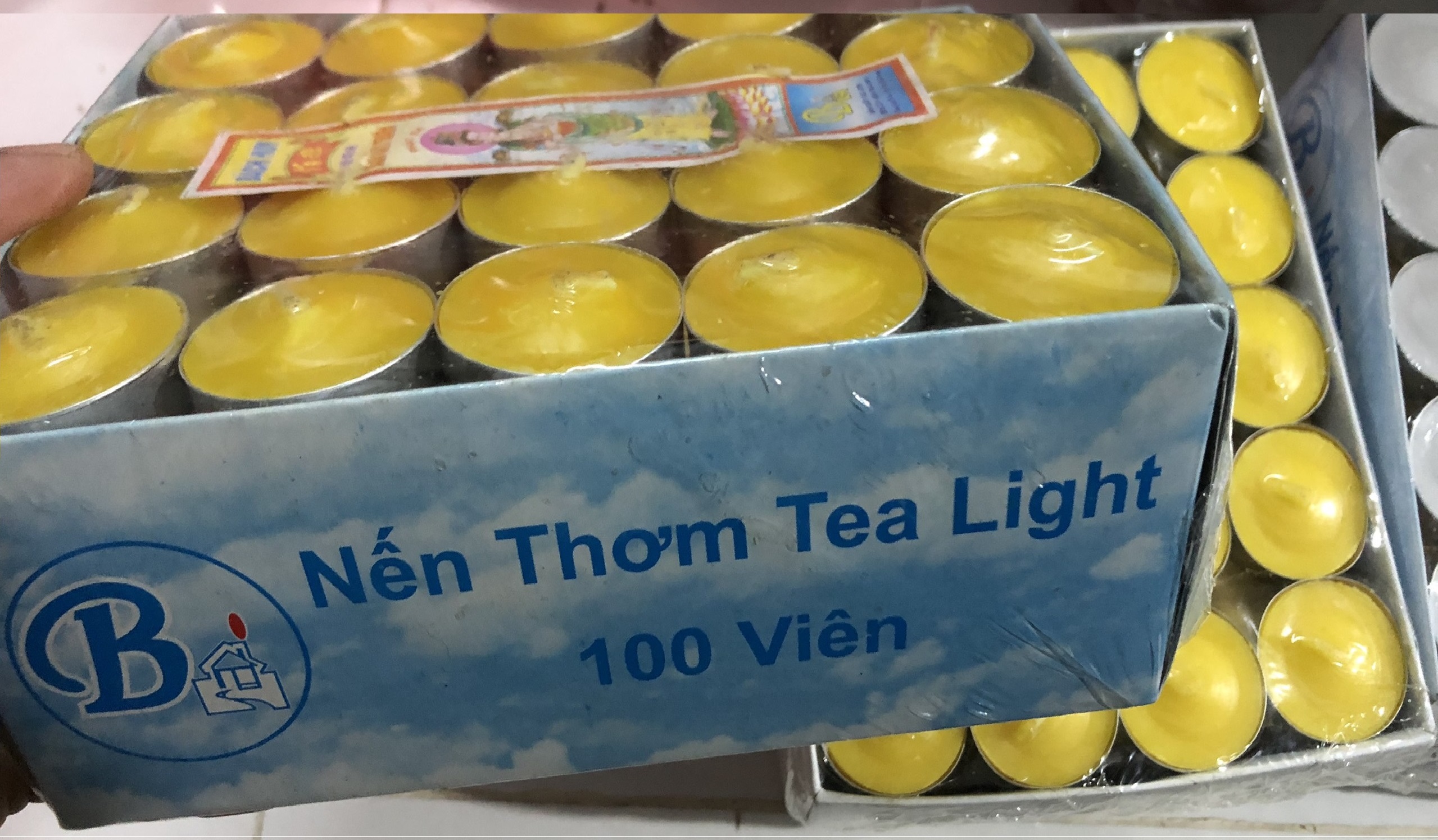 [HCM]Combo 20 viên đèn cầy (nến)  Tealight Ikea không mùi.