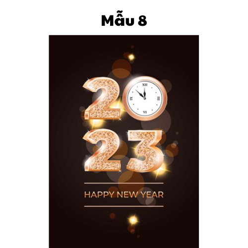 Backdrop trang trí giáng sinh, năm mới - Backdrop New Year cbhp38