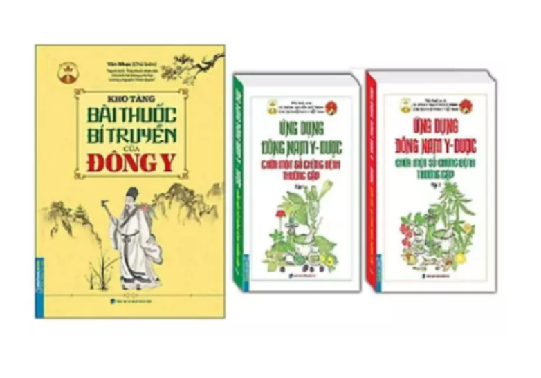 Combo 3 cuốn Kho tàng bài thuốc bí truyền của Đông y+2 tập Ứng dụng đông nam y - dược chữa một số chứng bệnh thường gặp