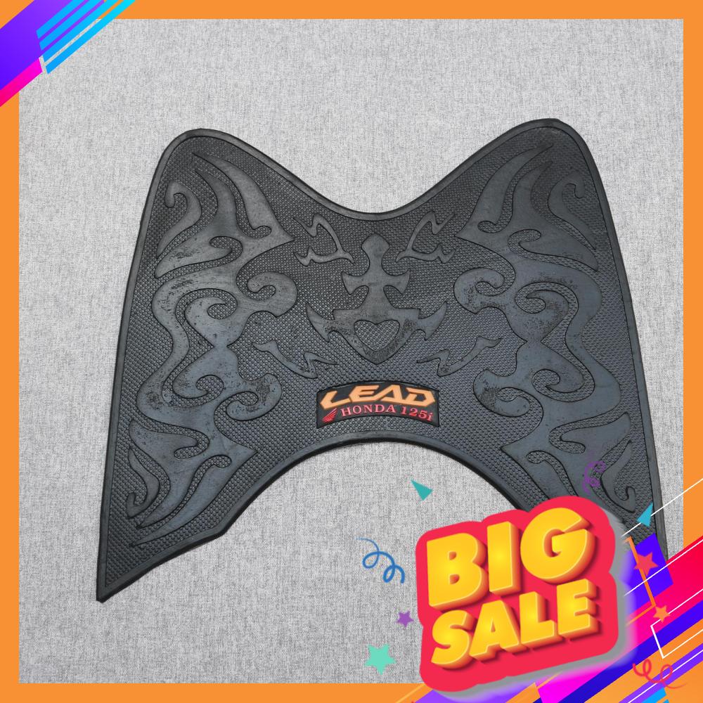 Thảm lót chân bằng cao su cao cấp dành cho xe máy LEAD 125i 2013 - 2014 mẫu mới