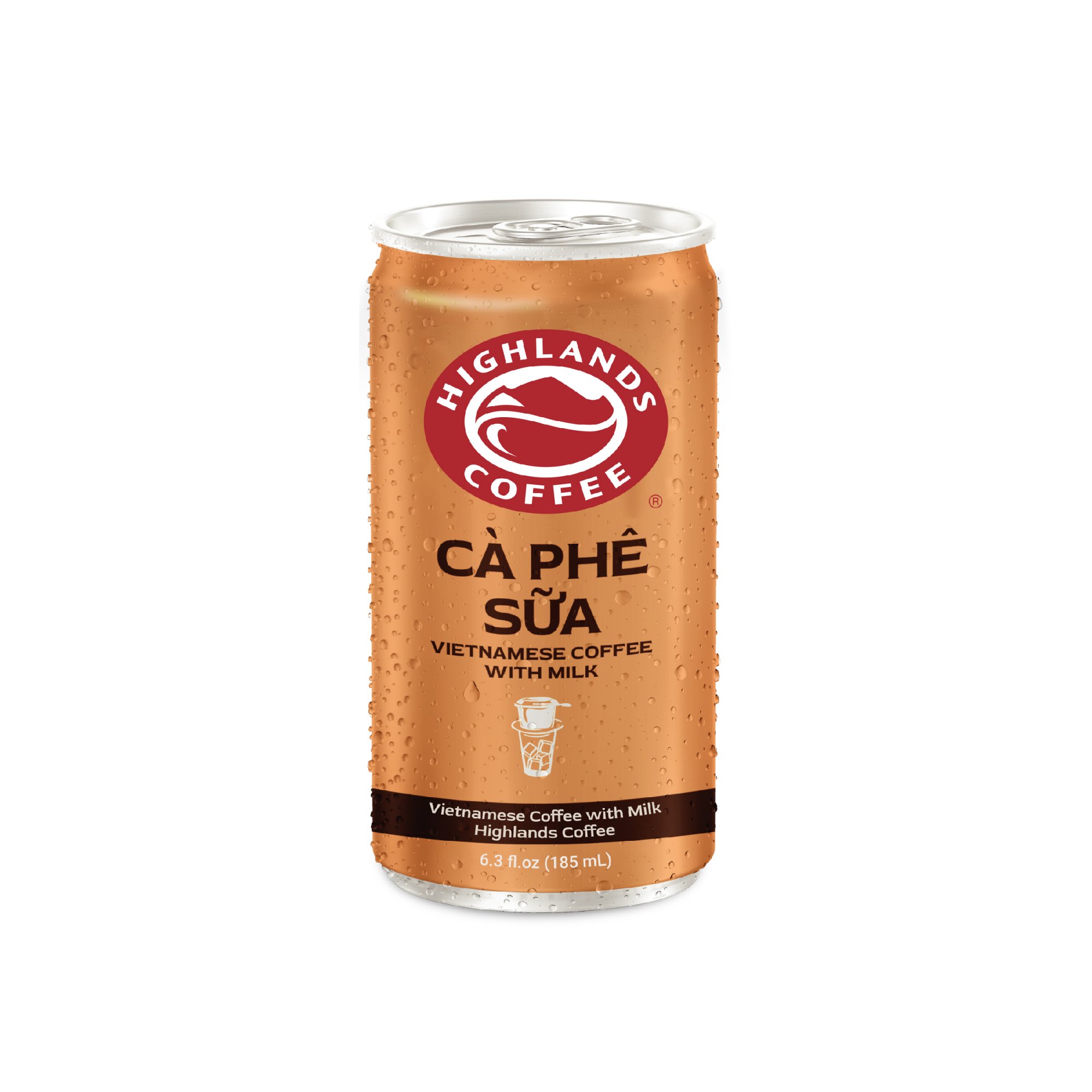 [Siêu thị WinMart] - Cà phê Sữa  Highland lon 185ml