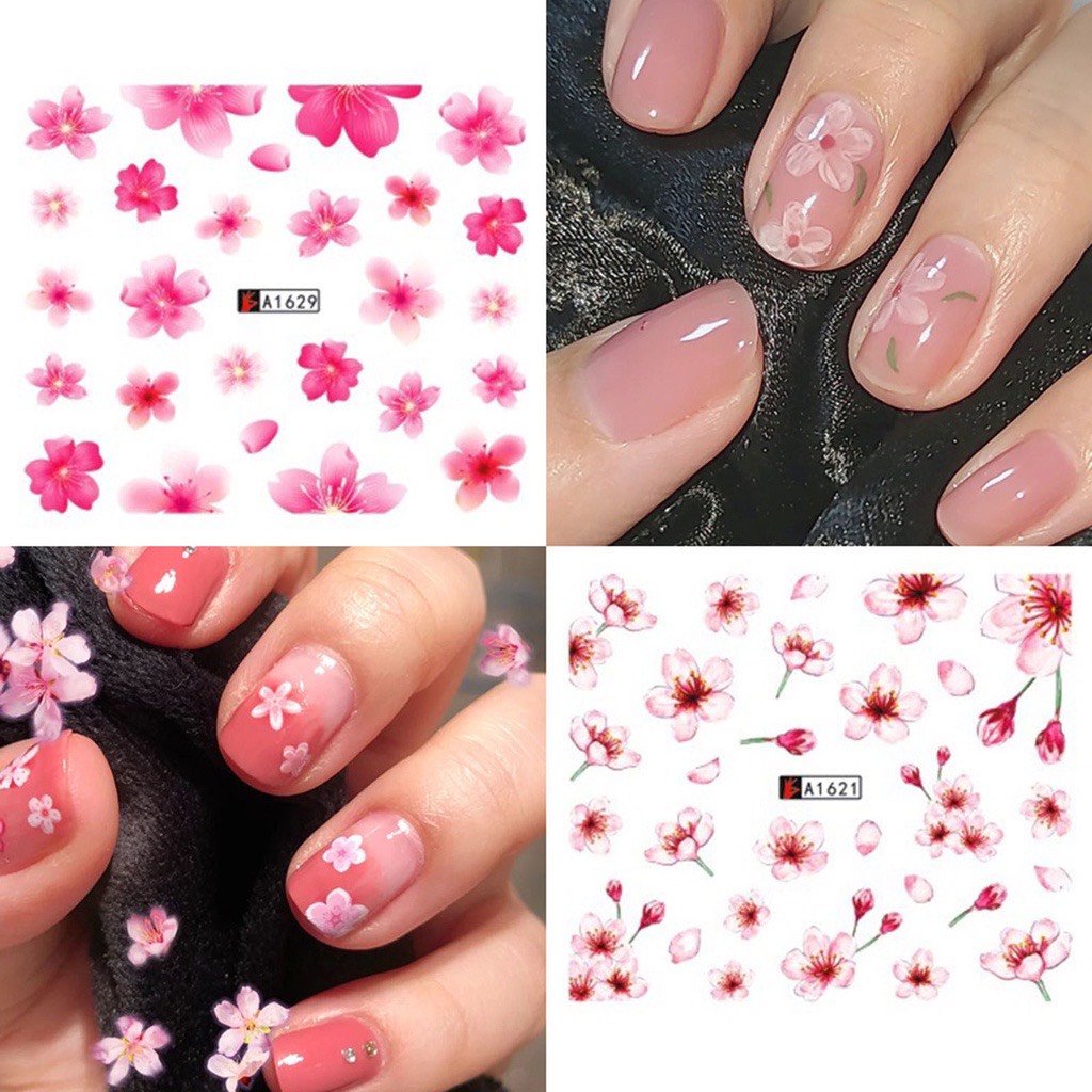 [HCM]Combo 5 Stick dán móng siêu cute 15k/ 5 tấm (Mẫu ngẫu nhiên)