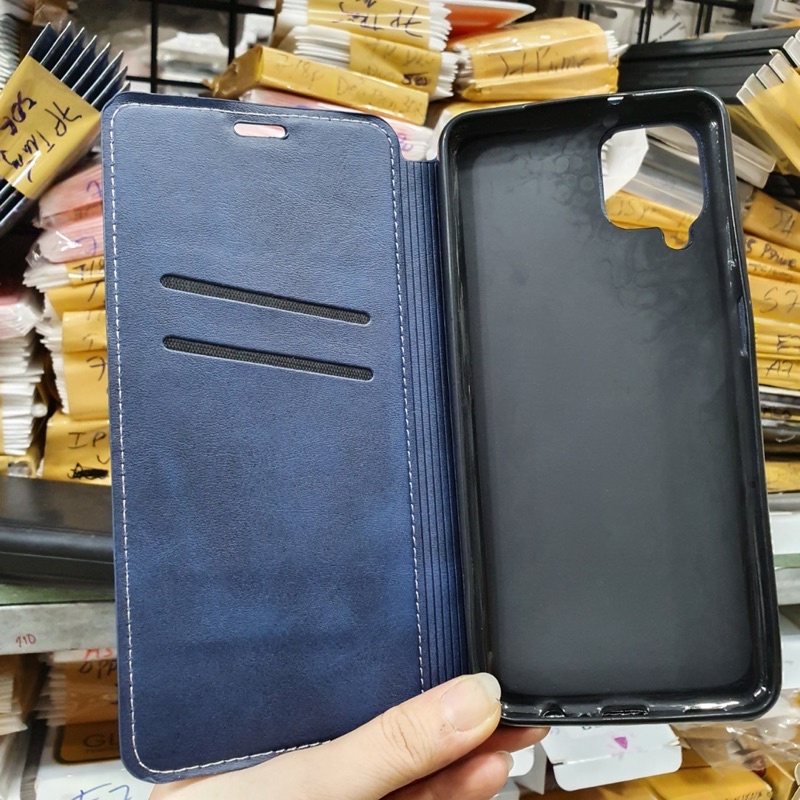 Bao da Samsung A12 thời trang sang trọng