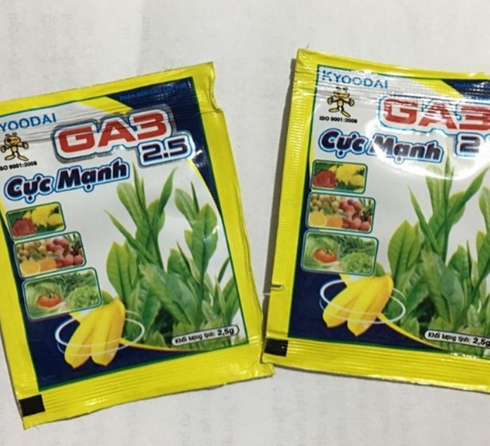 Chế phẩm GA3 kích thích bật chồi cây trồng cực mạnh