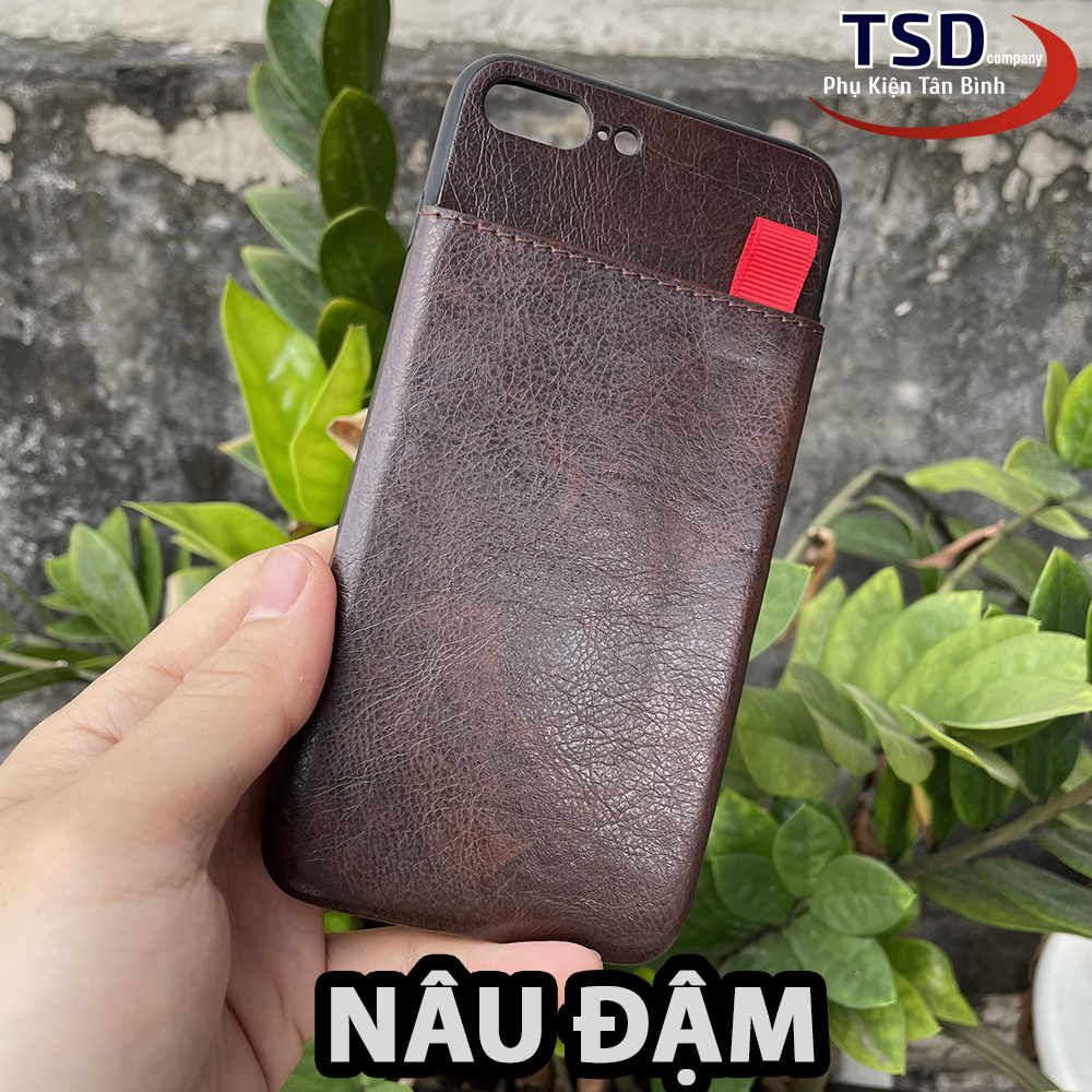 Ốp Lưng iPhone 7 Plus, 8 Plus Có Khe Đựng Card Visit Đa Năng
