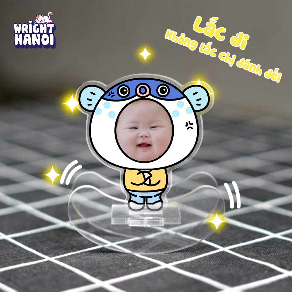 Mô hình standee lắc lư chibi đáng yêu in theo yêu cầu