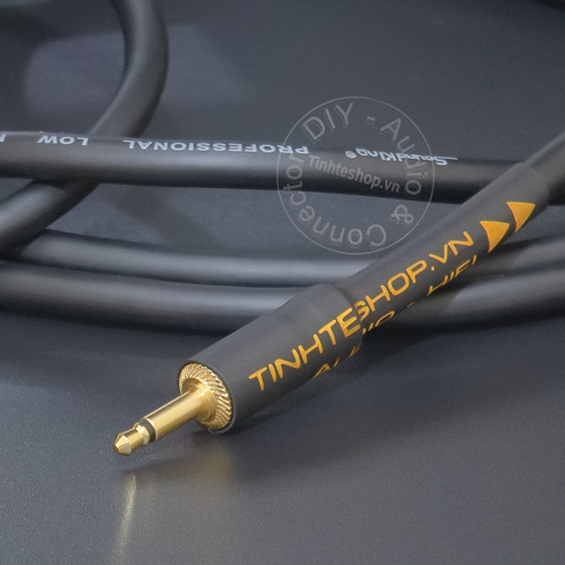 Jack 3.5 sang 6.5 mono cắm cho micro loa kéo âm ly mini DIY 0.2 đến 1 mét - Cáp 3.5mm ra 6.5mm mono