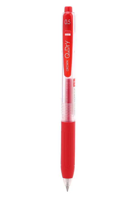 Bút gel crown qd-017 đỏ