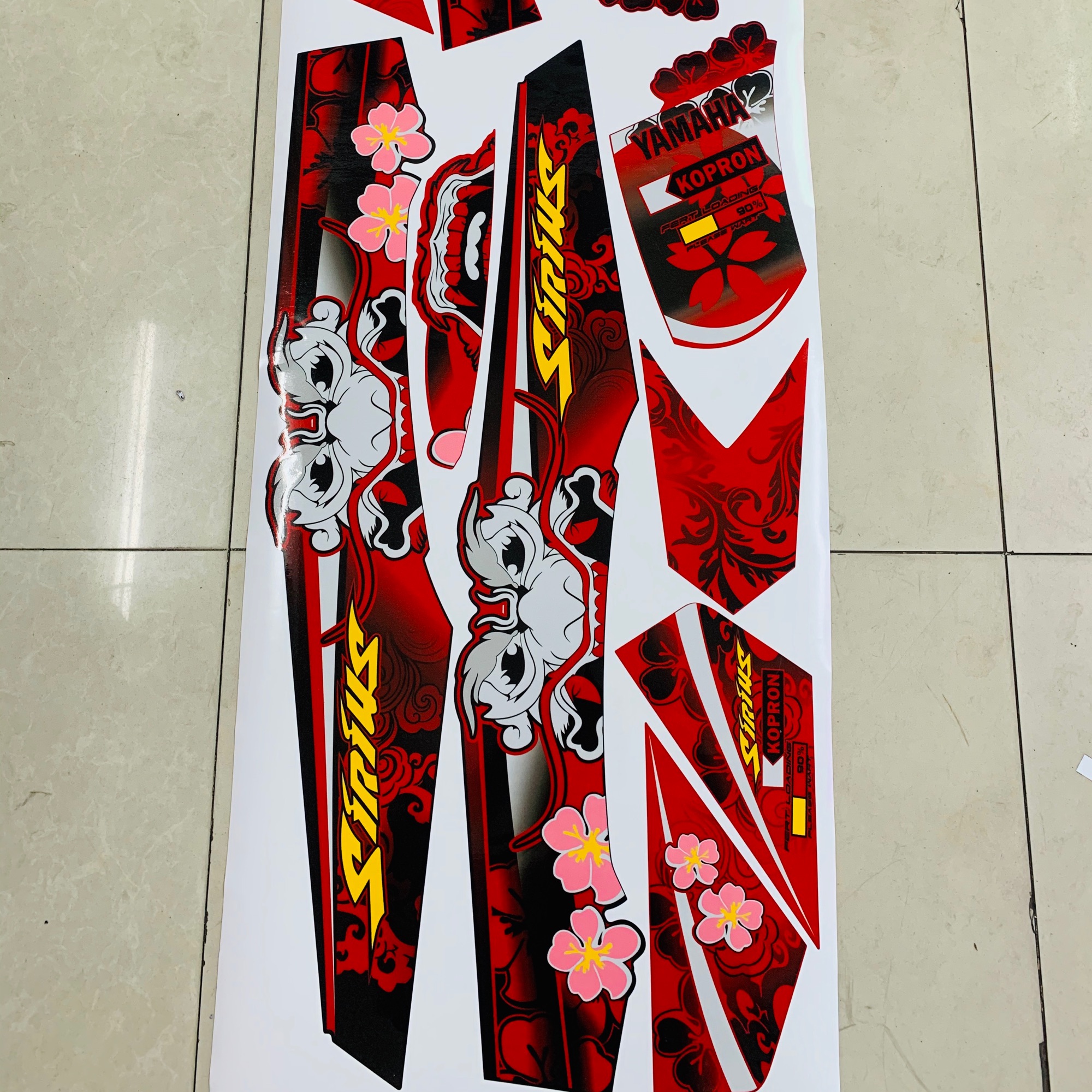 [HCM]Tem rời sirius bản 3 lớp bóng cao cấp