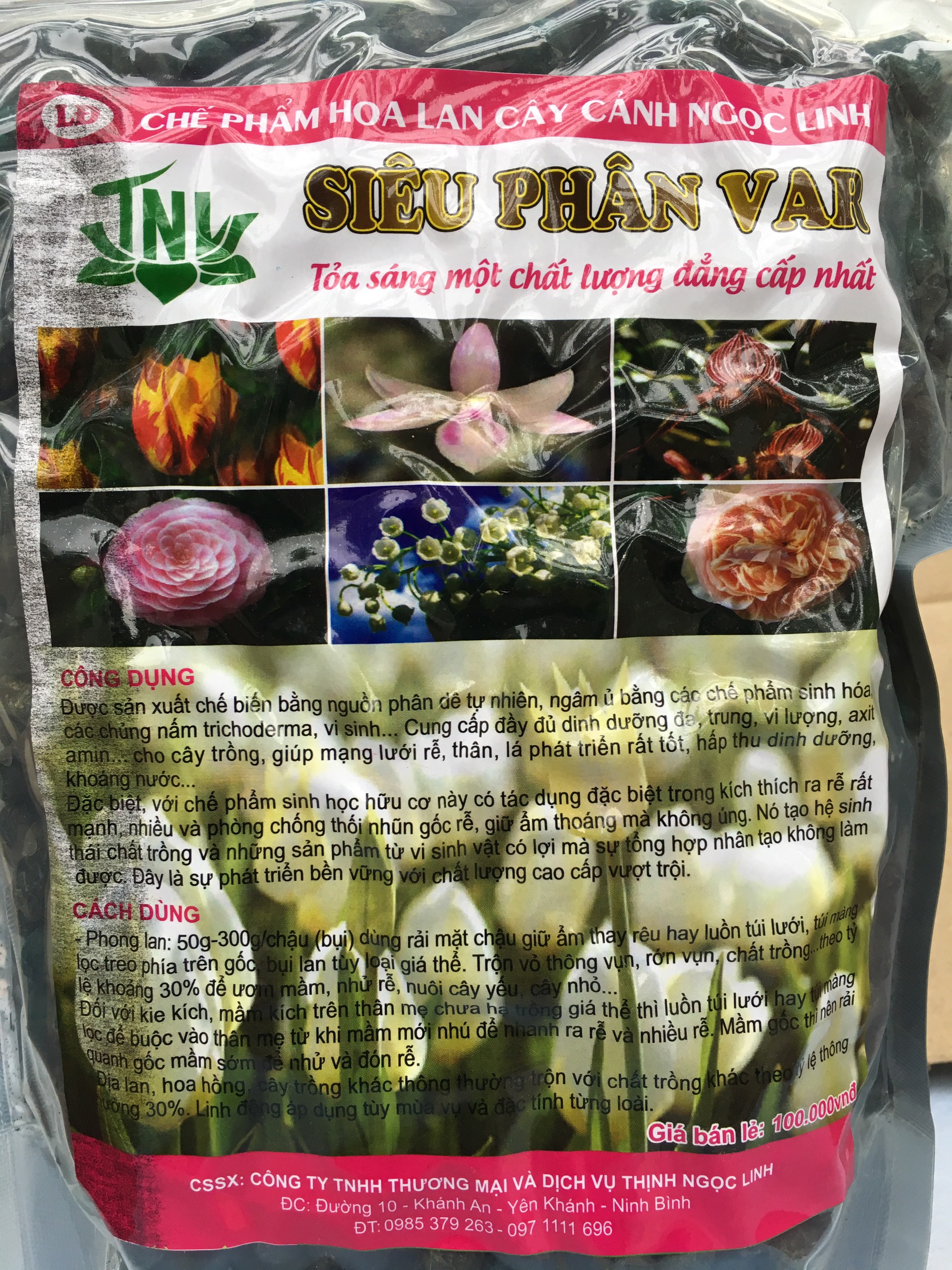 Chế phẩm siêu phân var chuyên dùng cho hàng Var gói 500g