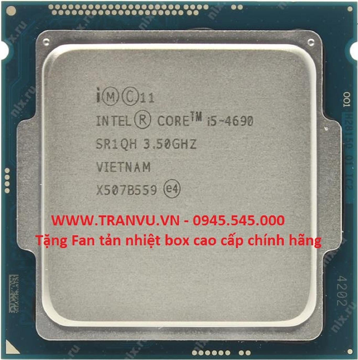 [ SP GIÁ RẺ ] CPU intel Core i5 4690 trùm cuối thế hệ 4 siêu khủng