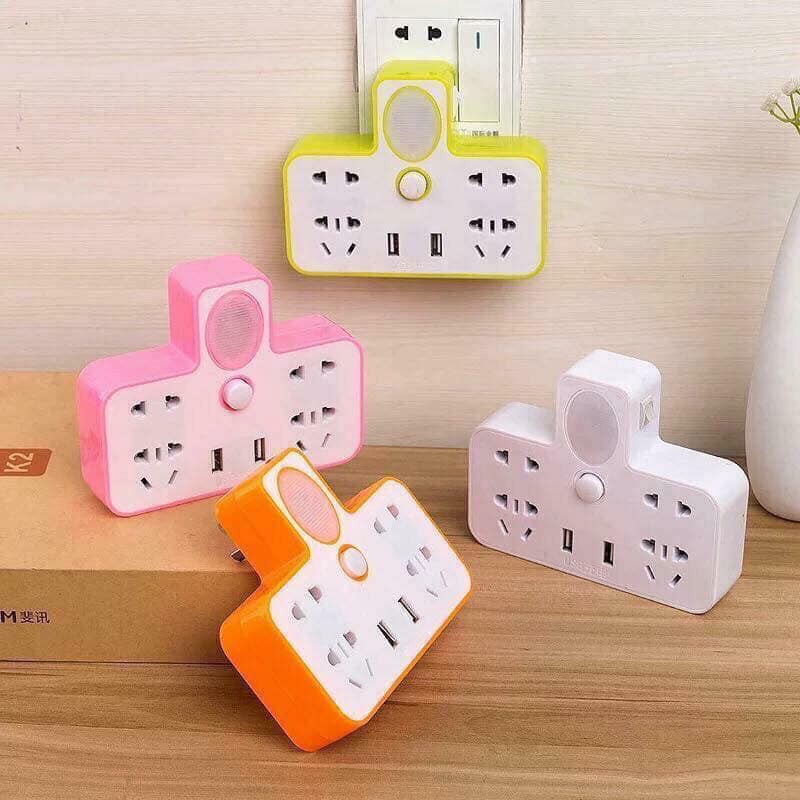 Ổ điện đa năng kiêm đèn ngủ và cổng sạc usb