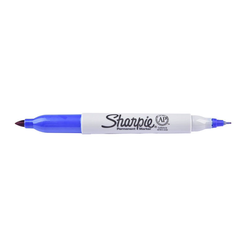 Bút lông dầu Sharpie Twin Tip Xanh Dương 32203