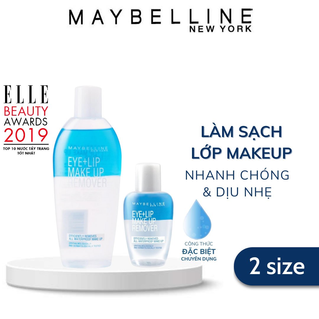 Nước Tẩy Trang Mắt Và Môi MAYBELLINE Make Up Remover