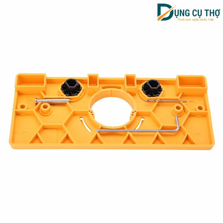 Cữ khoan bản lề bật Wneu màu vàng