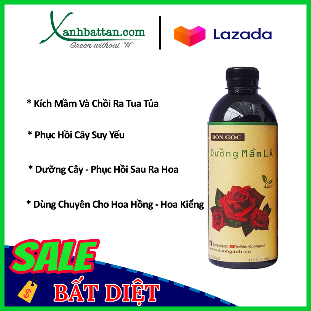 Phân Hữu Cơ Dưỡng Mầm Và Chồi Hoa Hồng Chai 500 ml