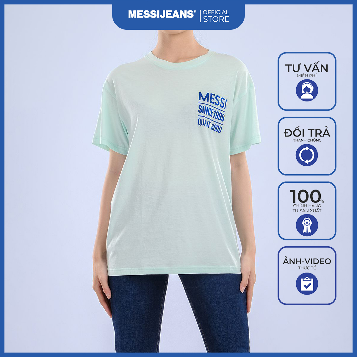 Áo Thun Nữ Thời Trang MESSI STW-749-18
