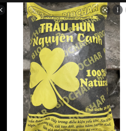Đất trồng - Trấu hun nguyên cánh 10 lít